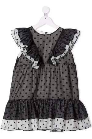 Wauw Capow by Bangbang Polka dot-print ruffled dress