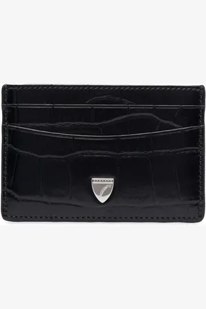 ASPINAL OF LONDON Croc-effect card holder