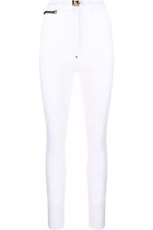 Philipp Plein Kobieta Jegginsy - White