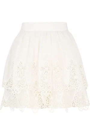 Dolce & Gabbana Embroidered cotton miniskirt