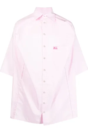 Natasha Zinko Logo-embroidered boxy shirt