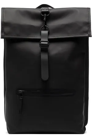 Rains Logo-embossed foldover backpack