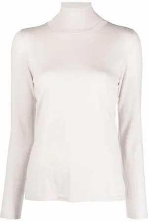 LISKA Fine-knit roll-neck jumper