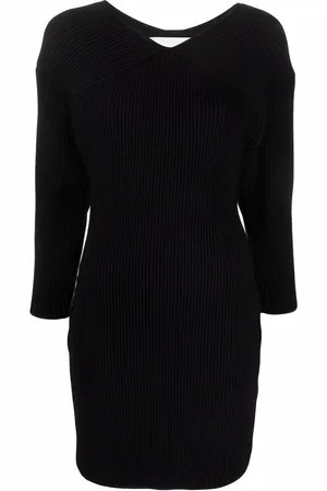Rodebjer Ribbed-knit V-neck dress