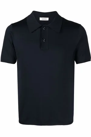 Sandro Short-sleeve pointed-collar polo shirt