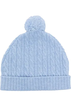 N.PEAL Knitted organic cashmere hat