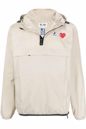 Comme des Garçons X K-Way quarter-zip hoodie