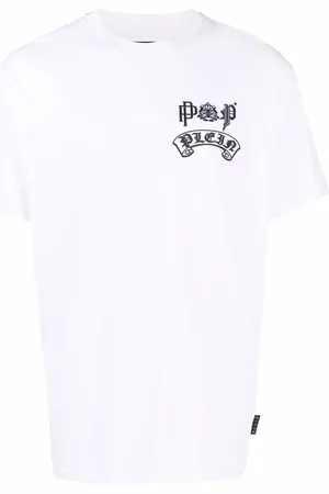 Philipp Plein Gothic Plein logo-print crew-neck T-shirt