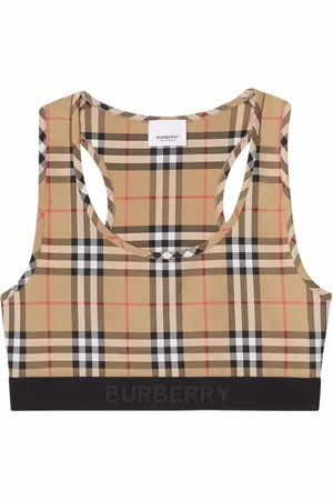 Burberry Vintage Check-print sports bra