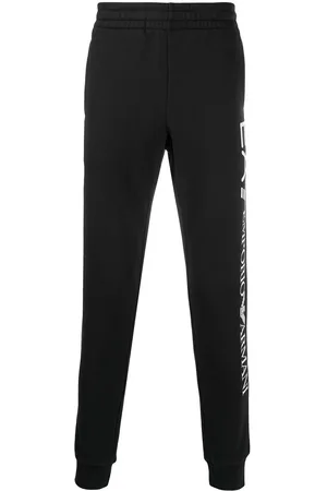 EA7 Logo print track pants