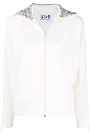 Golden Goose Crystal-embellished zipped sweatshirt