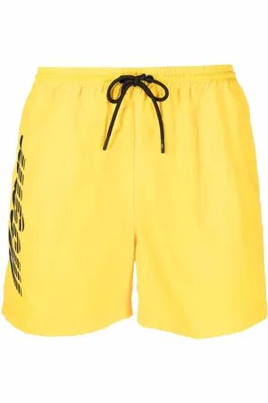 Msgm Logo-print drawstring swim shorts