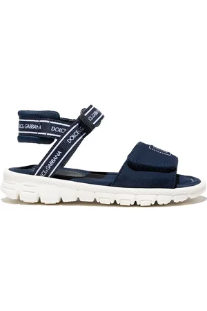 Dolce & Gabbana Logo-print touch-strap sandals