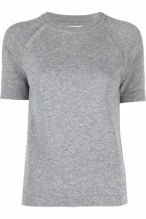 Barrie Short-sleeved cashmere top
