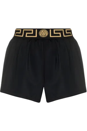 VERSACE Greca-waistband shorts
