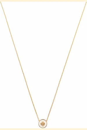 Tory Burch Kira enamel pendant necklace