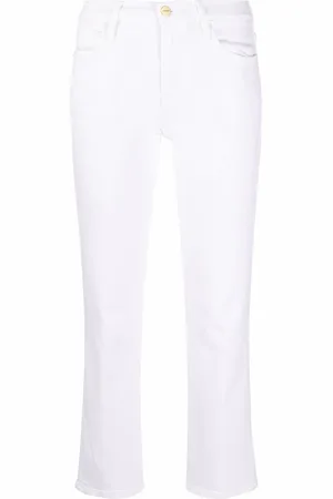Frame Cropped straight-leg jeans