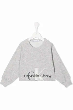 Calvin Klein Logo-print cropped sweatshirt