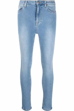 Twin-Set Logo-patch denim jeans