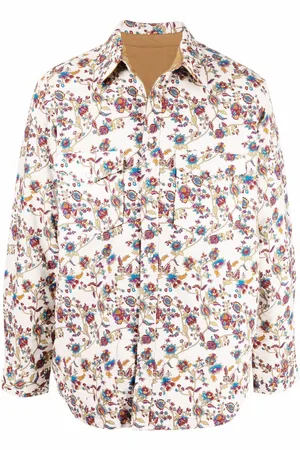 Isabel Marant Floral-print cotton shirt jacket