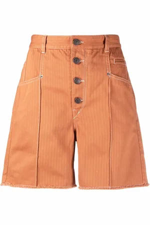 Isabel Marant Button-fastening cotton shorts