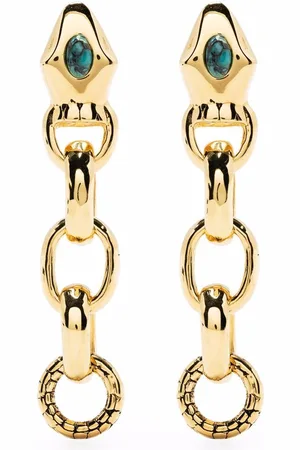 Aurélie Bidermann Tao snake drop earrings