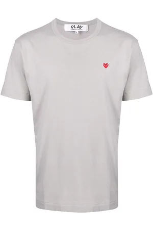 Comme des Garçons Heart-patch short-sleeve T-shirt