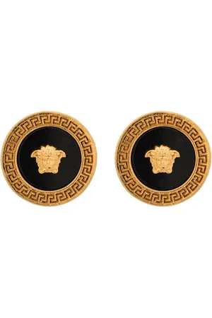 VERSACE Medusa enamel stud earrings