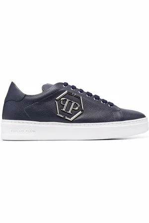 Philipp Plein Hexagon low-top leather sneakers