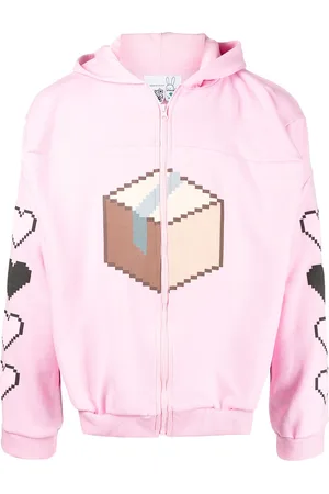 Natasha Zinko 8-bit box zip hoodie