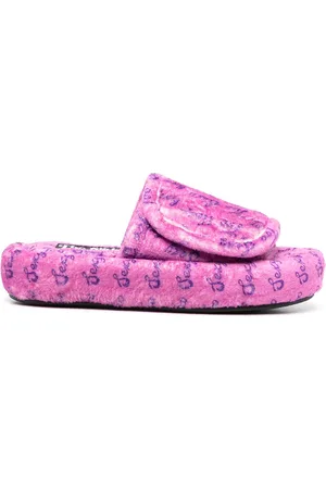 Natasha Zinko Too Sexy touch-strap slides