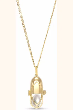 CAPSULE ELEVEN Freshwater pearl capsule pendant necklace