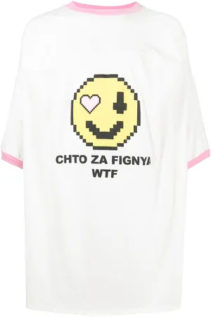 Natasha Zinko Smiley-print T-shirt
