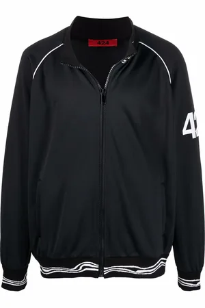 424 FAIRFAX Zipped track jacket