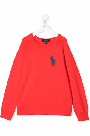 Ralph Lauren Logo-patch crew neck sweatshirt