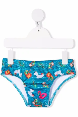 SIOLA Water-print swimming trunks