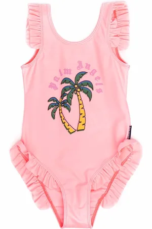 Palm Angels Palm-tree logo swimsuit