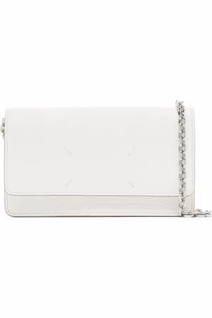 Maison Margiela Four-stitch leather wallet-on-chain