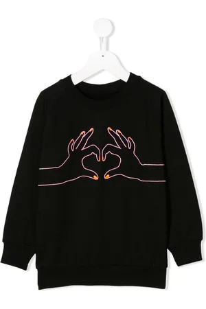 Wauw Capow by Bangbang Embroidered Love sweatshirt