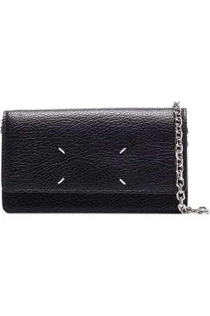 Maison Margiela Four-stitch leather wallet-on-chain