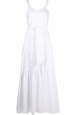 FORTE FORTE Panelled tied-waist dress