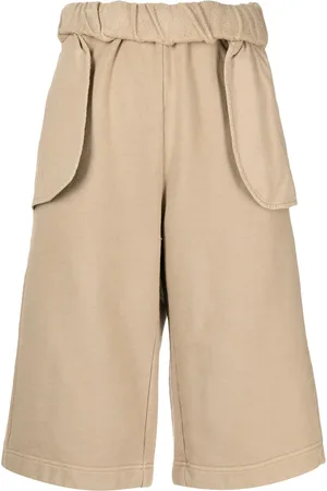 DION LEE Cotton knee-length shorts