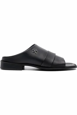Kennel & Schmenger Logo-plaque faux-leather sandals