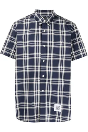 Fumito Ganryu Rear-pleat short-sleeve shirt