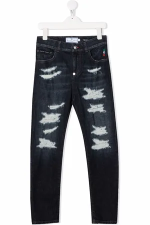 Philipp Plein Distressed slim-cut jeans