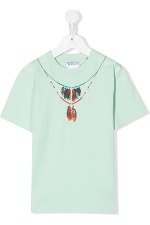 MARCELO BURLON Necklace-print cotton T-shirt