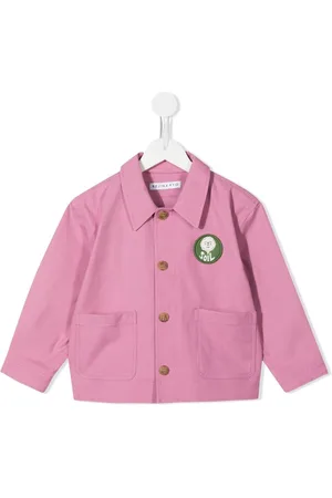 REJINA PYO Riley logo-patch denim jacket