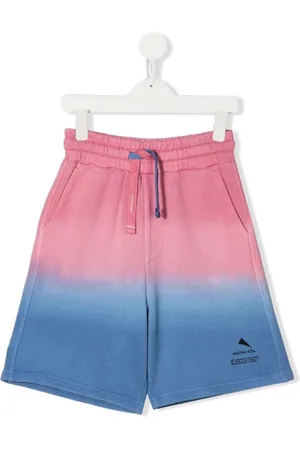 MAUNA KEA Tie-dye logo-print track shorts