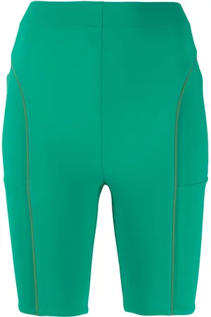 Jacquemus Contrasting pipe-trim shorts