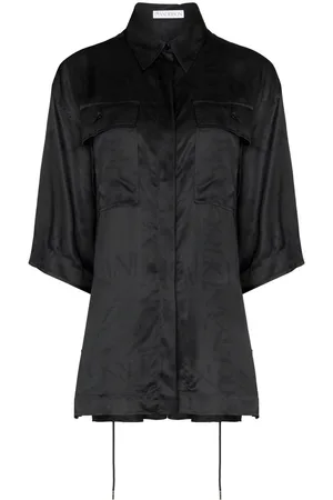 J.W.Anderson Logo-print drawstring shirt